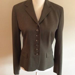 Lauren Ralph Lauren olive green wool blazer